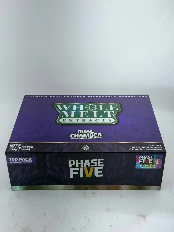 Whole Melt Phase 5 Dual Chamber 2G Disposable Whole Melt Phase 5 Dual Chamber 2G Disposable