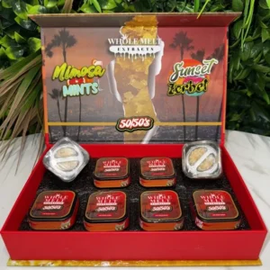 whole melt 50 50 s resin box mimosa mints x sunset zerbet whole melt